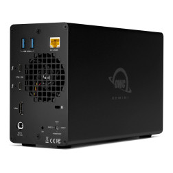 12.0TB OWC Gemini Ultra X6 Six-Drive RAID Thunderbolt (40Gb/s) External Storage + 7-Port Docking Solution with SoftR