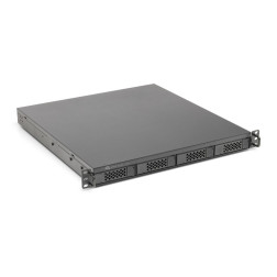 76.0TB (4x4.0TB NVMe + 3x20.0TB HDD) Flex 1U4 4-Bay Rackmount Thunderbolt Storage, Docking & PCIe Expansion