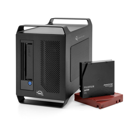 Mercury Pro LTO-9 Sol. w/Tape & Cleaner - + 8TB Staging SSD With Canister SW from Hedge