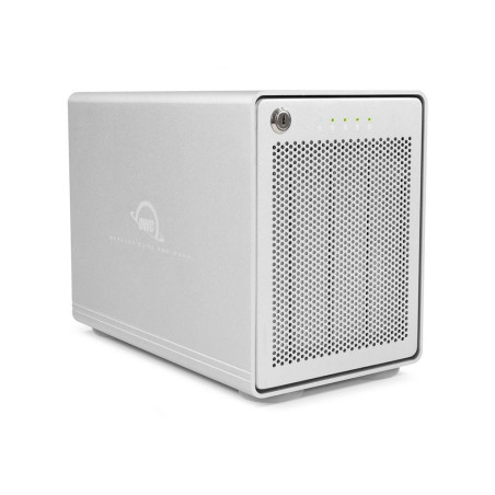 80TB Mercury Elite Pro Quad RAID 4 Bay solution with USB 3.1 Gen 2, with Softraid for OWC, RAID 0/1/4/5/1+0