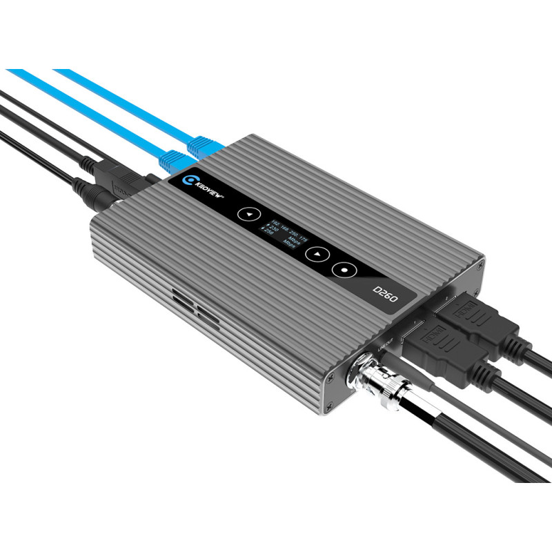 D260 (HD IP to SDI/HDMI/VGA Video Decoder) D260 (HD IP to SDI/HDMI/VGA Video Decoder)