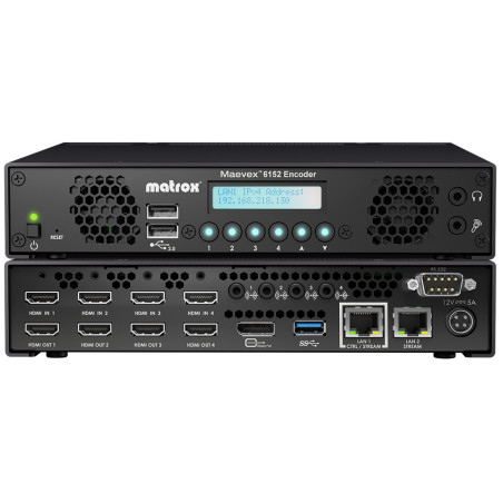 Maevex 6152 Quad 4Kp60 Encoder Matrox