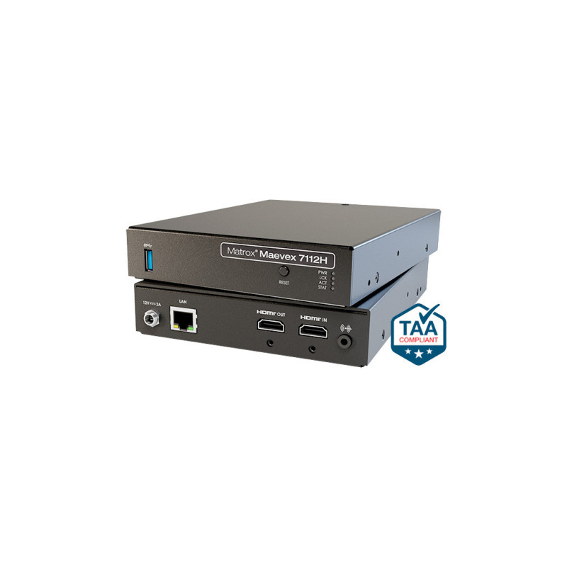 Maevex 7112 HEVC/AVC Single-Channel 4Kp60 Encoder