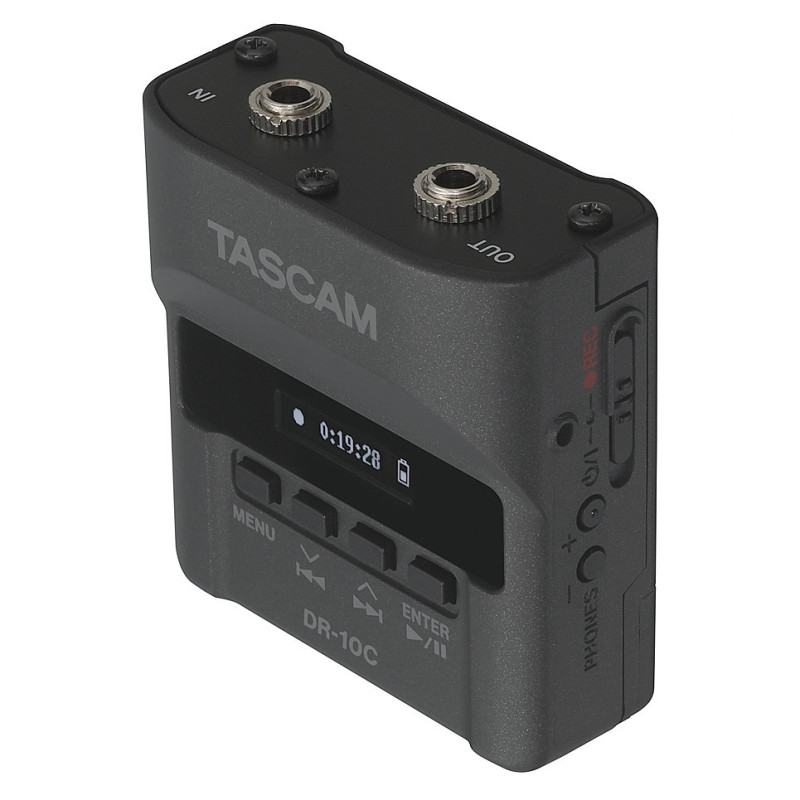DR-10CS Tascam - Mic-attachable compact audio recorder (