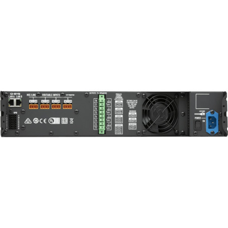 CX-Q - FlexAmp 2000W-4ch/8? ou 100V (Q-Lan) CX-Q - FlexA