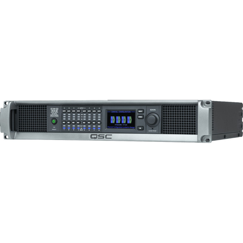 CX-Q - FlexAmp 4000W-8ch/8Ω ou 100V (Q-Lan)