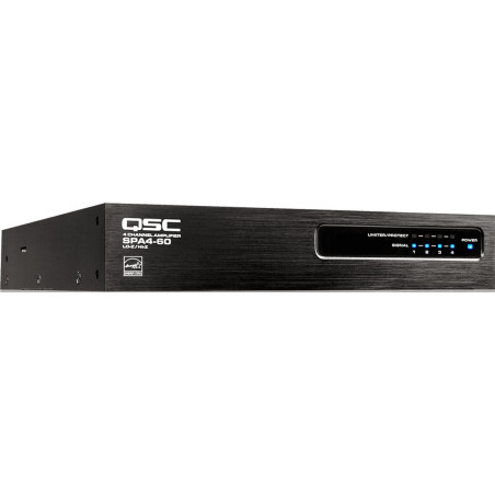 SPA - Ampli 4x 60W/8Ohms 250W/100V Energy Star SPA - Amp QSC SYSTEMS