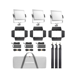 Godox Litemons LP400Bi Bi-color LED Light Panel 3-light kit