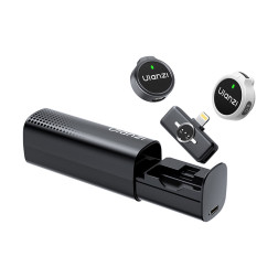 Ulanzi A21 Wireless Microphone(Black and White-Lightning)
