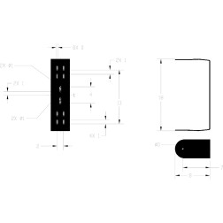 AD-YMS8-BK  - Support pour AD-S8T (noir)