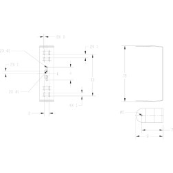 AD-YMS8-WH - Support pour AD-S8T (blanc)
