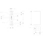AD-YMS8-WH - Support pour AD-S8T (blanc)