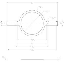 AC-MR8 - Accessoires - Bride montage placo. AC-C8T (par