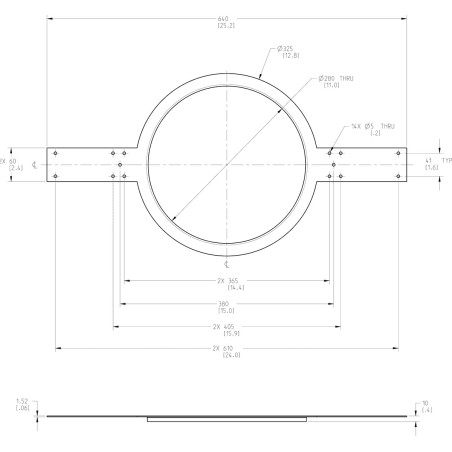 AC-MR8 - Accessoires - Bride montage placo. AC-C8T (par