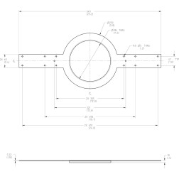 AC-MR4 Accessoires - Bride montage placo. AC-C4T (par 6)