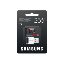 microSD Card T9 256 GB inclues Lecteur de carte USB