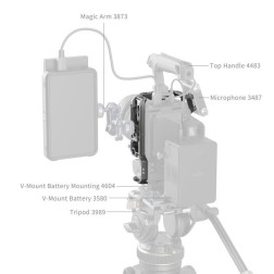4977 HawkLock Quick Release Cage for Canon EOS R5 Mark II