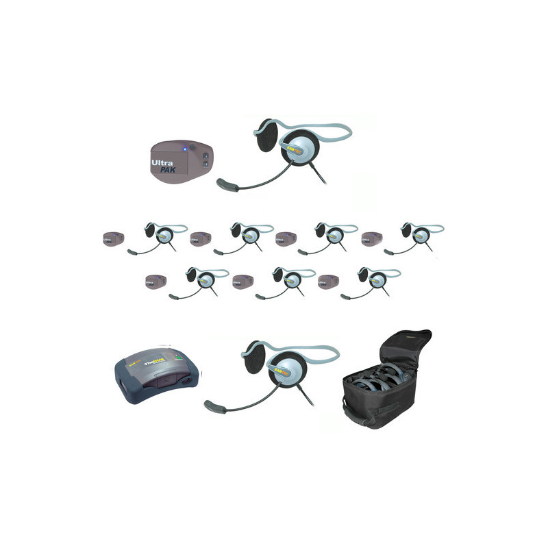 UltraPAK UPMON9 UltraPAK 9-Person HUB Intercom System wi