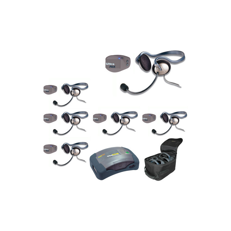 UltraPAK UPMON6 UltraPAK 6-Person HUB Intercom System wi