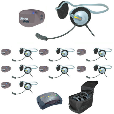 UltraPAK UPMON8 UltraPAK 8-Person HUB Intercom System wi