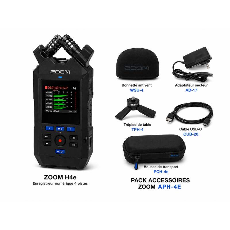 H4e avec APH-4E Pack Accessories
