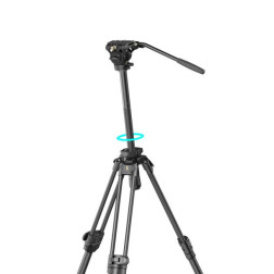 4420 Lightweight Video Carbon Fiber Tripod Kit AD-50 Pro