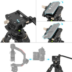 4643 Carbon Fiber Tripod Kit FT-S303