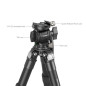 5025 Heavy Duty Carbon Fiber Tabletop Tripod Kit