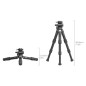 5025 Heavy Duty Carbon Fiber Tabletop Tripod Kit