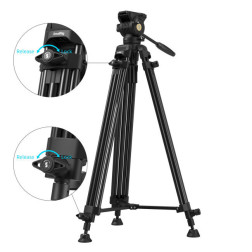 5440 AD14 Heavy-Duty Aluminum Alloy Tripod