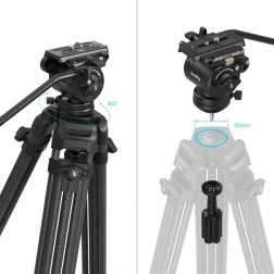 5441 AD14 Heavy-Duty Carbon Fiber Tripod