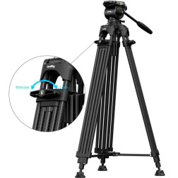 5443 FSD14 FreeSpeed Heavy-Duty Carbon Fiber Tripod