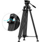 5443 FSD14 FreeSpeed Heavy-Duty Carbon Fiber Tripod