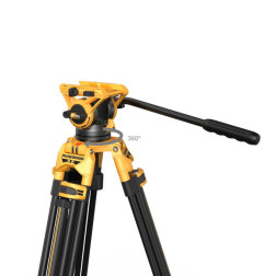 5523 Heavy-Duty Fluid Head Tripod AD-01 (BumbleBee Edition)
