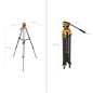 5523 Heavy-Duty Fluid Head Tripod AD-01 BumbleBee Edition