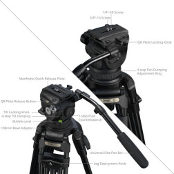 5577 FSD18 FreeSpeed Heavy-Duty Aluminum Alloy Tripod