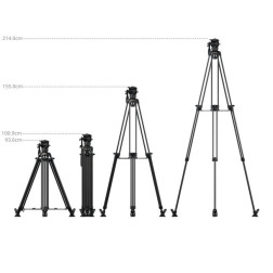 5580 FSD16 FreeSpeed Heavy-Duty Carbon Fiber Tripod
