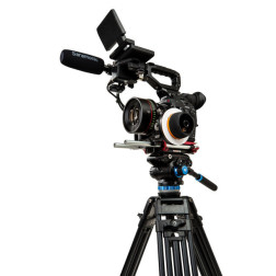 A573TBS6PRO Video tripod S kit double jambe