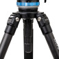 C373FBS8PRO Video tripod kit carbone max 8kg