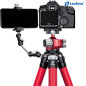 LA-324C+LH-40(Red) CNC tripod, Hard anodize
