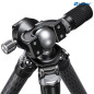 SA-324C+MH-40S CNC tripod, Hard anodize SA-324C+MH-40S CNC tripod, Hard anodize