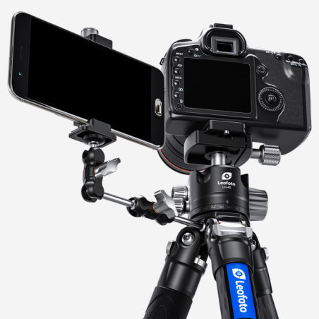 LSR-324C+LH-40 CNC tripod with leveling base and panning clamp