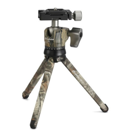 Pocket Mini Tripod MT-01 Ballhead LH-25 Camo
