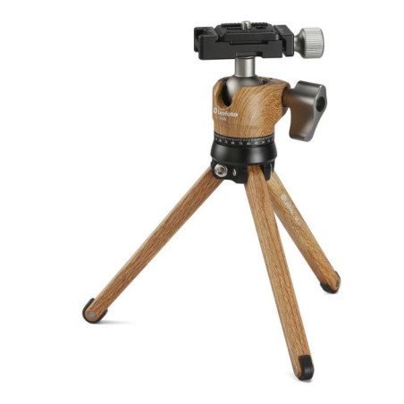 Pocket Mini Tripod MT-01 Ballhead LH-25 Wood