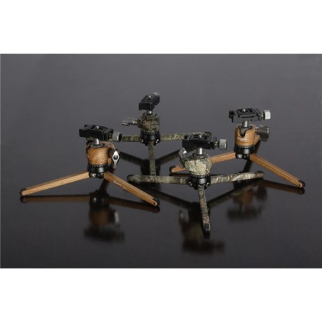 Pocket Mini Tripod MT-01 + Ballhead LH-25 Wood
