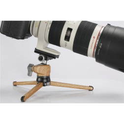 Pocket Mini Tripod MT-01   Ballhead LH-25 Wood