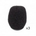 WS HS1 B - Pop filter noirs pour microphone serre tête(conditionné par 3) Rode