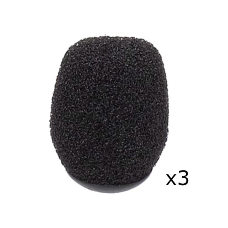 WS HS1 B - Pop filter noirs pour microphone serre tête(conditionné par 3)