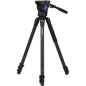C373FBV6H S3 Carbon Single Tube Video Tripod kit