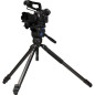 C373FBV6H S3 Carbon Single Tube Video Tripod kit